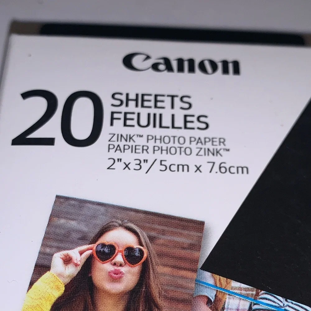 Canon Zink 2x3 Glossy Photo Paper - 20 Sheets - Brand New & Sealed!